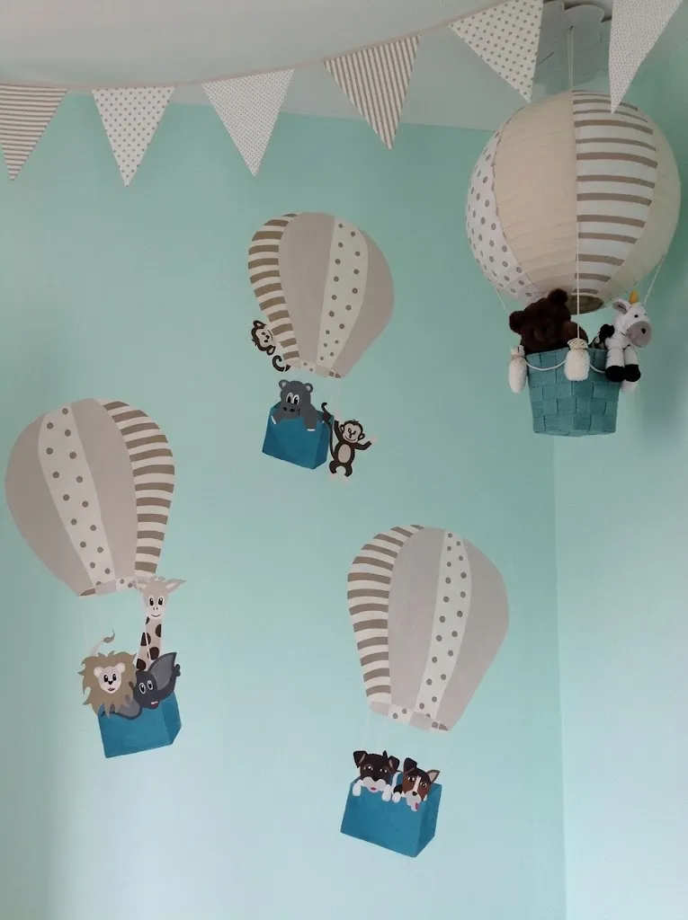 Hot Air Balloon Nursery, detail 1