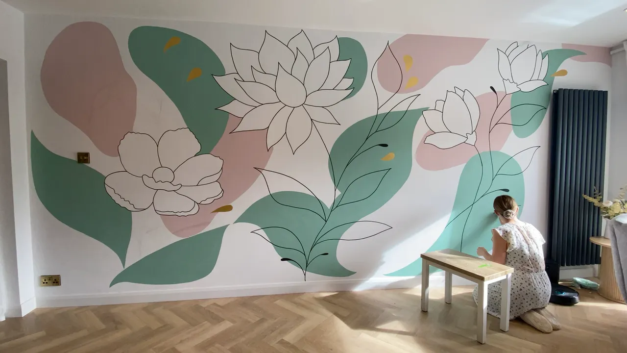 Kitchen Diner Florals, detail 3