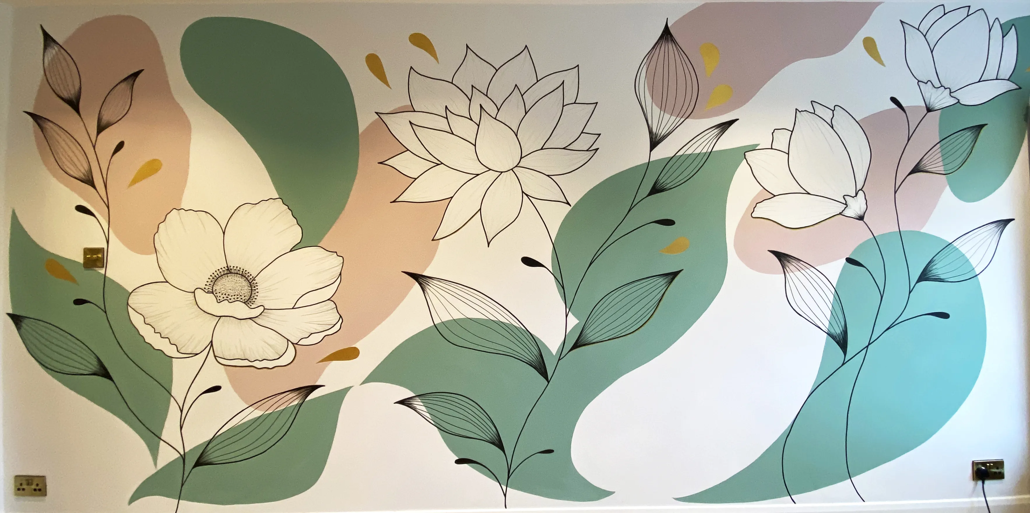Kitchen Diner Florals, detail 1
