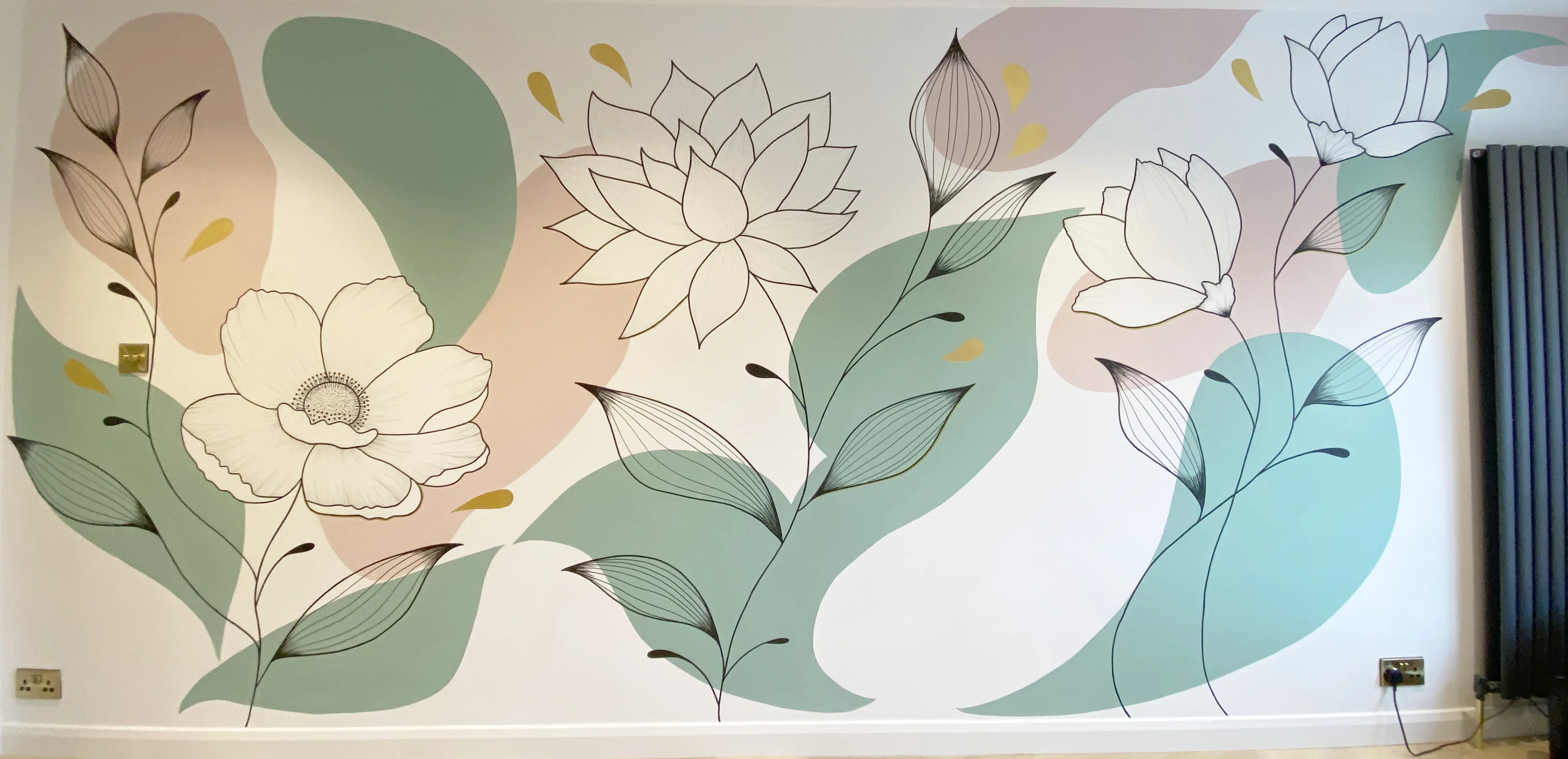 Kitchen Diner Florals, detail 2